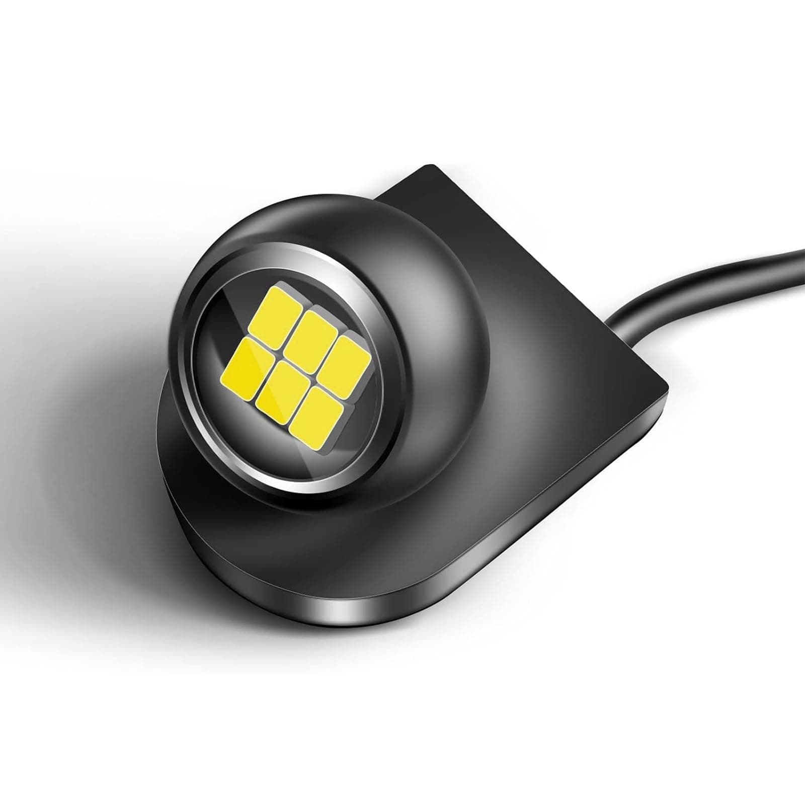 LUYED Auxiliary Back Up Parking Reverse LED Light Bulb 1200 Lumens 6500K White 3020 6-EX Chipsets Enhances Night Performance Tail Light Camera Illumination for Car Automotive