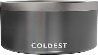 Coldest Dog Bowl - Anti Rust Metal, Non Slip, 3 Layers Insulated Stainless Steel Dog Bowls - Spill Proof & Heavy Duty - Water Bowl for Dogs, Cats & Pets, Dish Washer Safe (200 oz,Stardust Glitter)