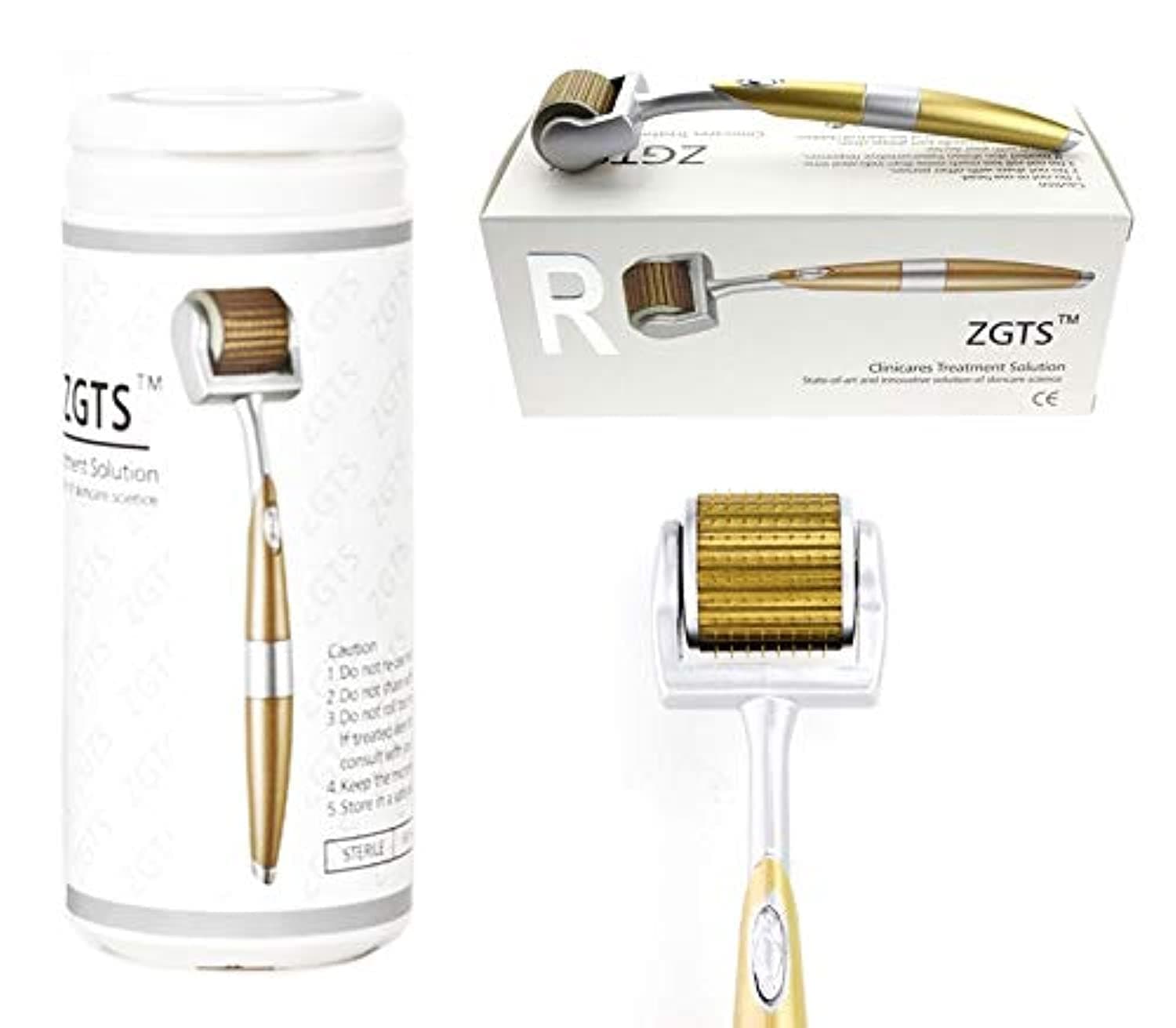 ZGTS Derma Roller Micro Needle - 0.25MM 192 Needle Titanium Luxury Roller - FDA Approved Handmade for Skin Care -