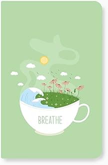 160-Pages 90 GSM Ruled Notebook, A5 Size, Green