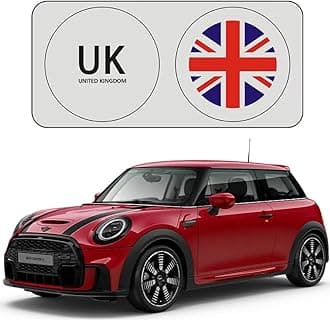 Windshield Sun Shade for Mini Cooper Fit for R55 R56 R57 R58 R59 R60 R61 F54 F55 F56 F60 2007-Up Sunshade Accessories 240 T Sun Visor Protector Reflective Cover Block UV Rays & Sun Heat