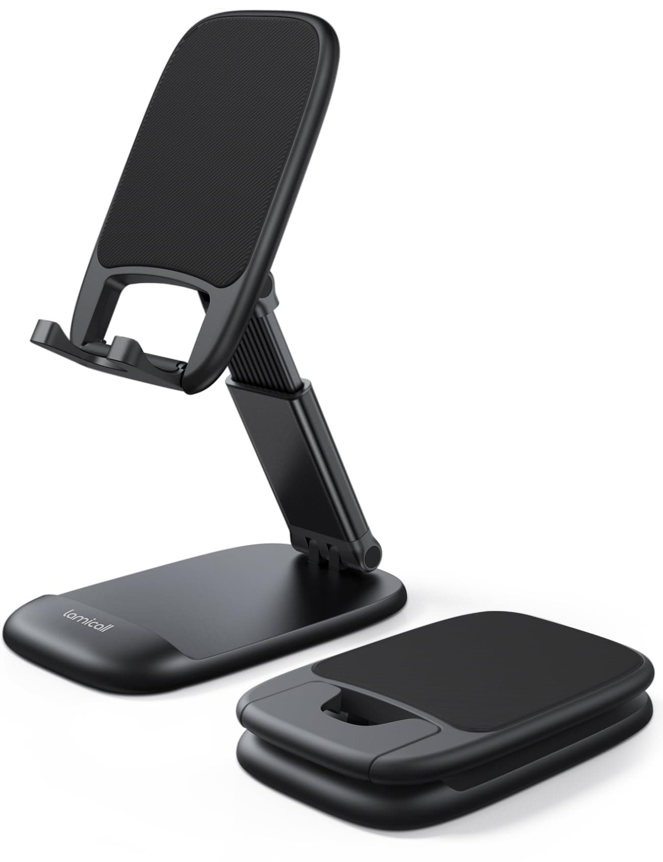 Cell Phone Stand for Desk - [Height Adjustable] Foldable Mobile Phone Holder, Portable Stand for iPhone 17 16 15 14 13 12 11 Pro Max Plus Air, Galaxy S25, Telephone, Office Gift Accessories