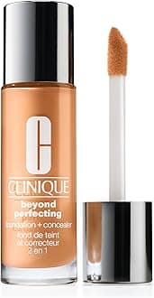 Clinique Beyond Perfecting Liquid Lightweight Full-Coverage Foundation + Concealer For Dry Combination To Oily Skin Types