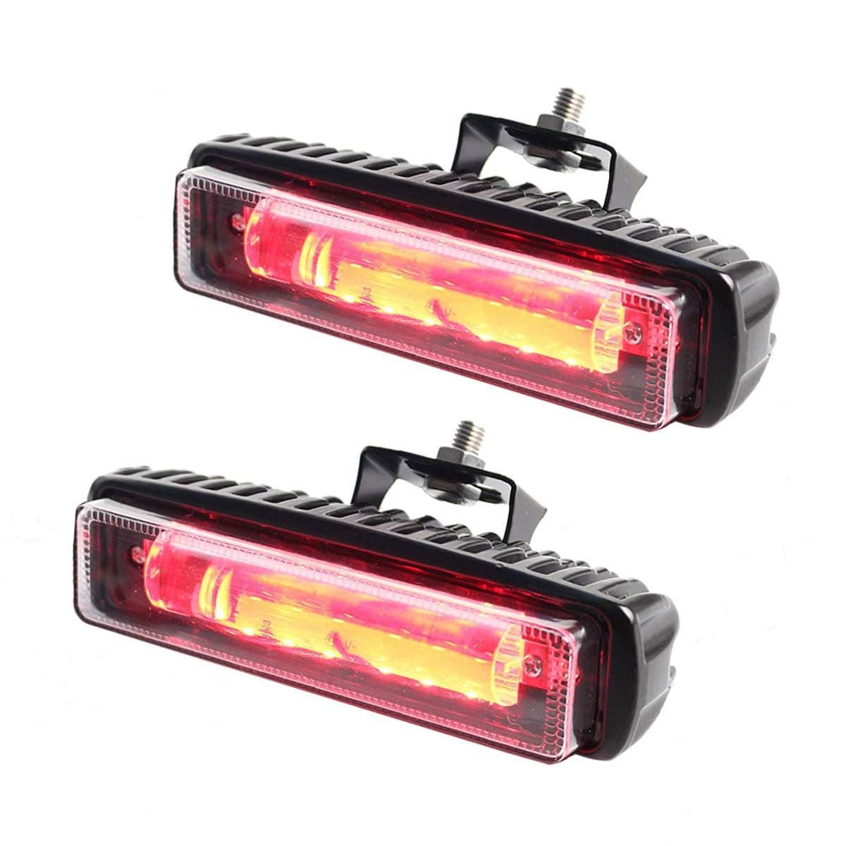 LY8 LED Forklift Safety Light 30W 2Pack RED Warehous Warning Lights 10-80V DC (2Pcs 30W Red)