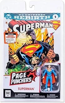 DC Direct - Page Punchers - 3" Figure with Comic Wave 1 - Superman (Rebirth)