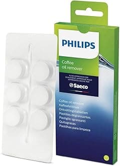 CA6704/10 Coffee Oil Remover, 6 Tablets for Philips, Saeco and Other Fully Automatic Coffee Machines