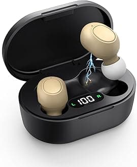 Hearing Aids for Seniors - Hearing Aid Rechargeable for Hearing Loss with Intelligent Noise Reduction,Invisible Audien Hearing Amplifier with Volume Control and Portable Charging Case