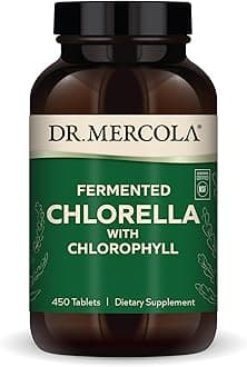 Fermented Chlorella with Chlorophyll, 90 Servings (450 Tablets), Dietary Supplement, Supports Immune and Organ Health, Non GMO, NSF Certified