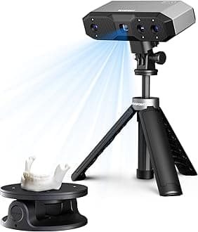 Revopoint Mini 2 Handheld 3D Scanner for 3D Printing, 0.02 mm Precision, 16 fps Fast Scanning, Industrial Blue Light, Portable Colour 3D Model Scanner for Dental, Jewellery & Small Objects (Advanced)