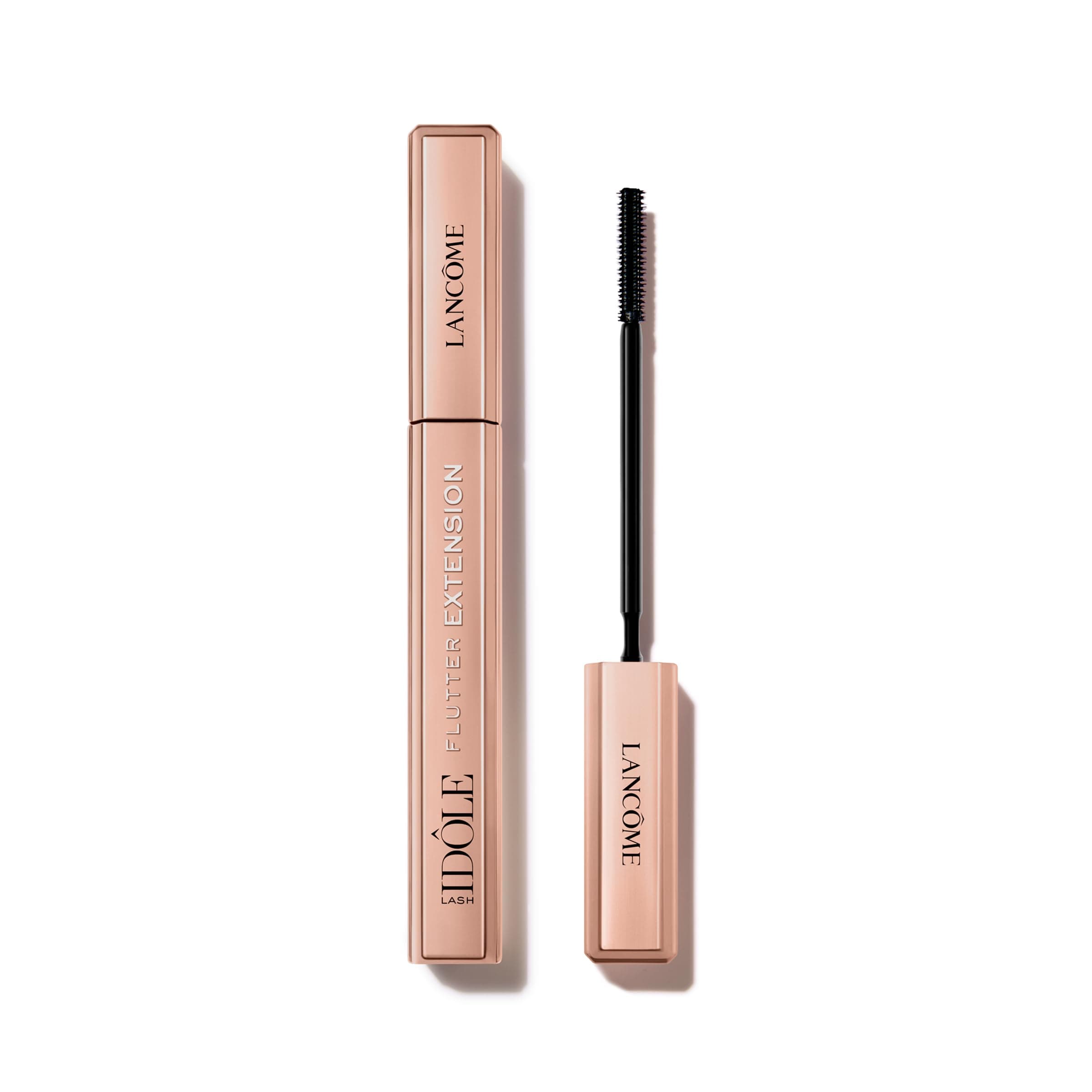 Lash Idôle Flutter Extension, Mascara, Instant Lash Lengthening, Fluttery, Super-long Lashes, Flake-Free with Up to 24hr Wear and Precise Brush (True Black, Full Size)