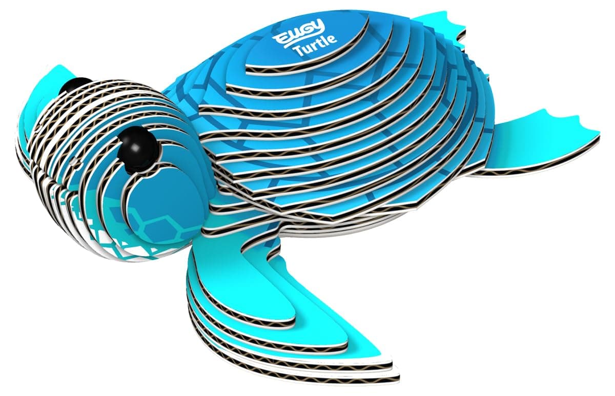 038 Turtle Eco-Friendly 3D Paper Puzzle