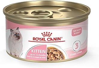 Feline Health Nutrition Kitten Thin Slices in Gravy Canned Cat Food, 3 Oz Can, Pack of 24