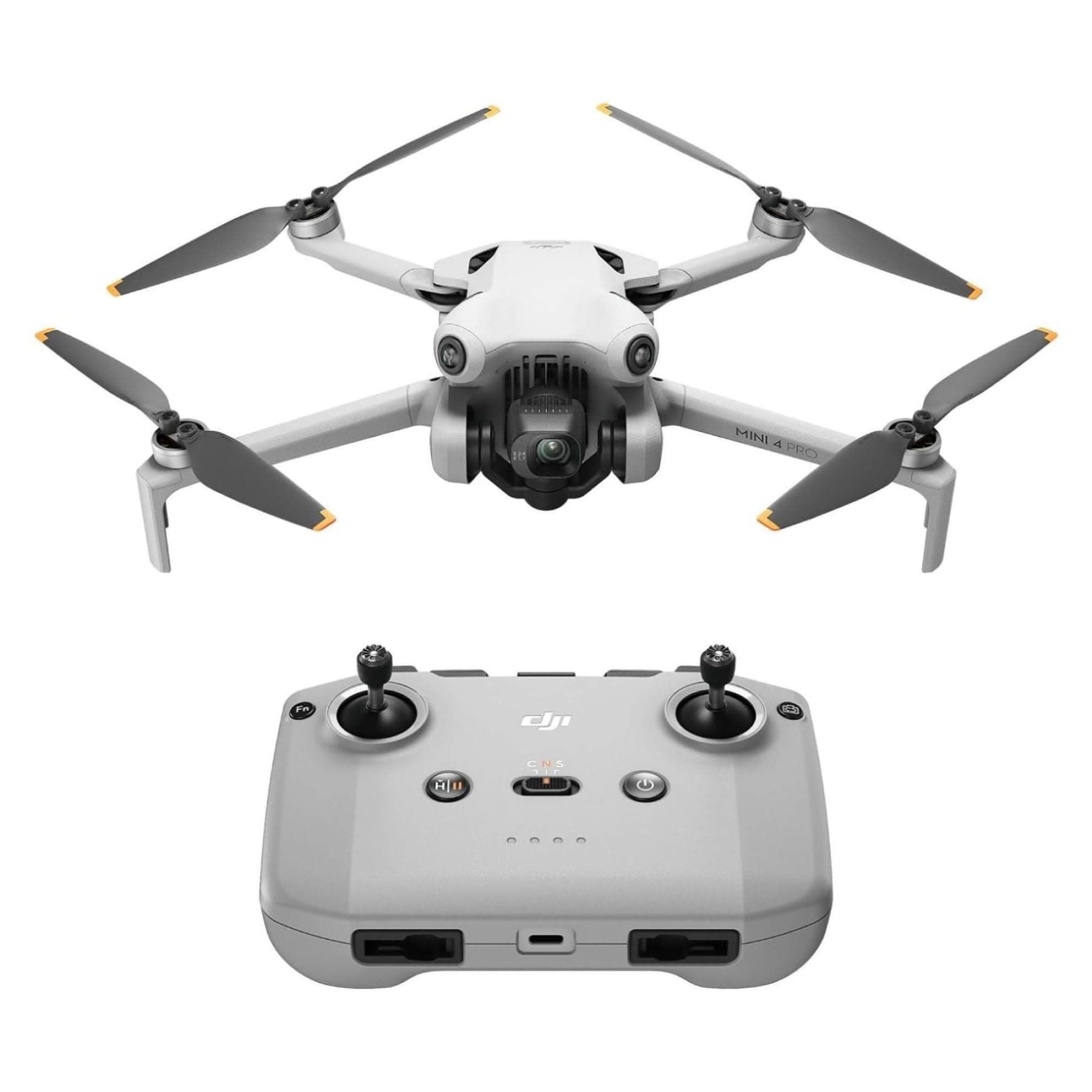 DJI Mini 4 Pro (DJI RC-N2), Folding Mini-Drone 4K HDR Video Camera, Under 249g, 34 Mins Flight Time, 20km Transmission Distance, MOIAT Certified, UAE Version, Official Warranty Support