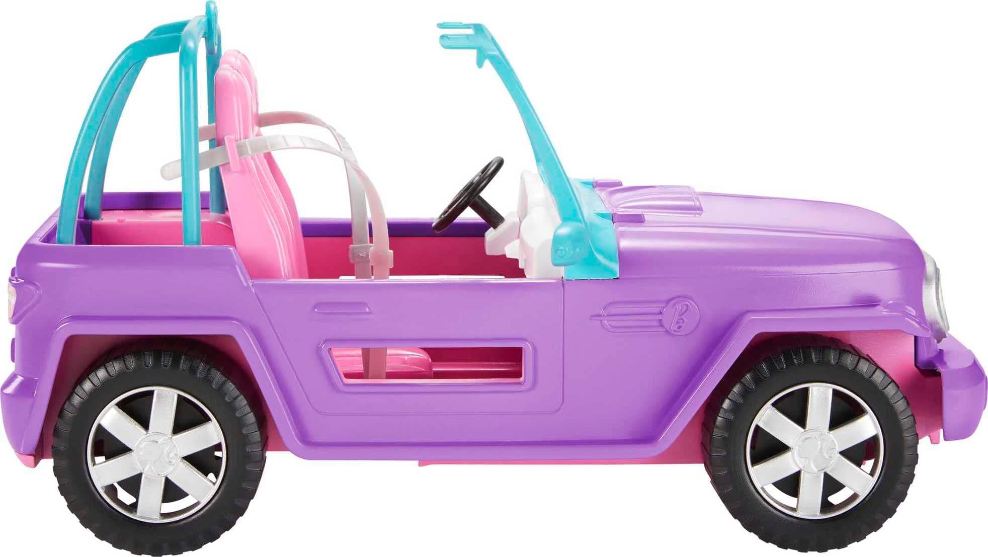 Barbie Off-Road Vehicle with Rolling Wheels