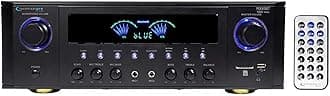 Technical Pro RX45BT Hybrid Pro Amplifier Receiver w/Bluetooth USB/SD+Remote