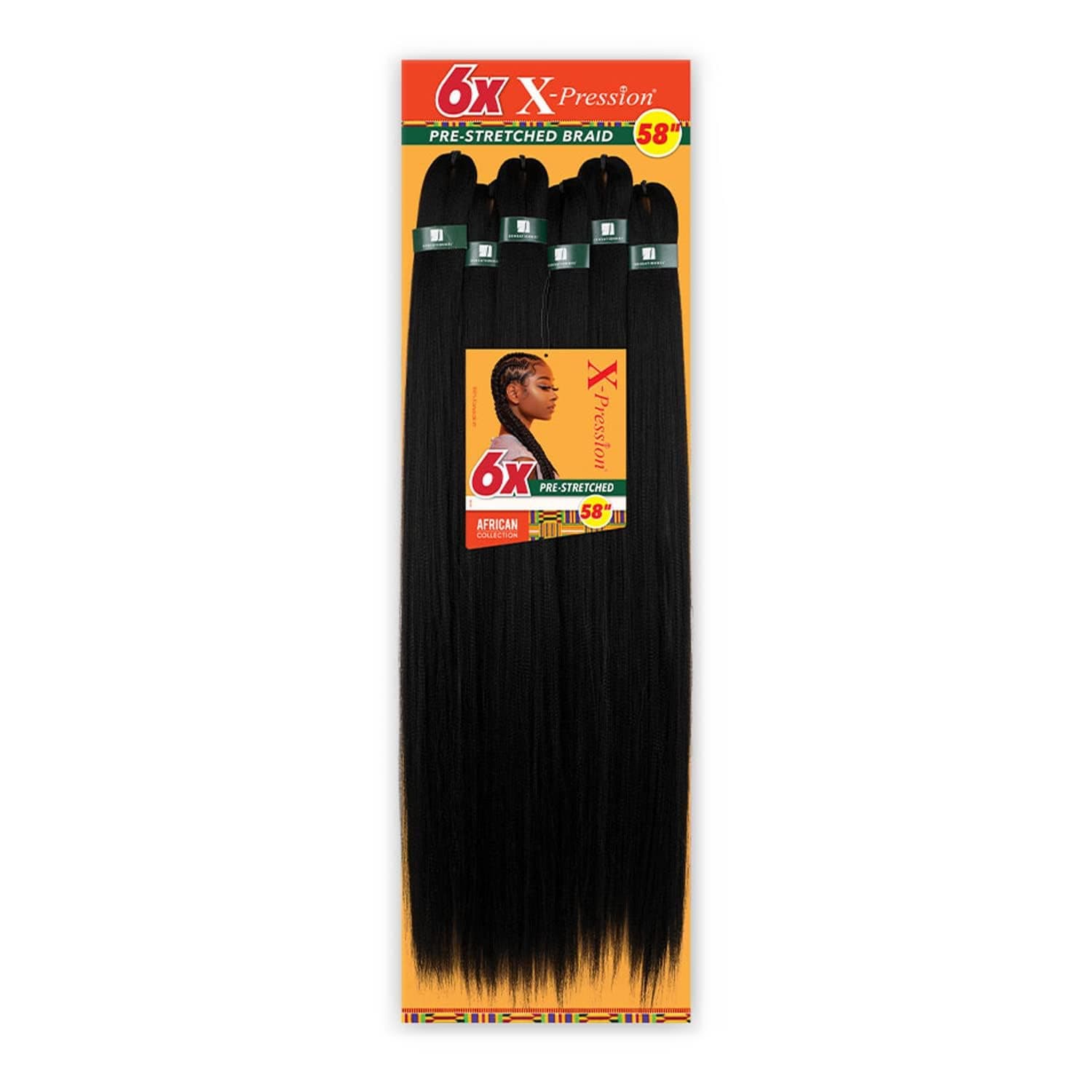 Sensationnel 6X X-Pression pre-stretched Braid 150cm (1B)