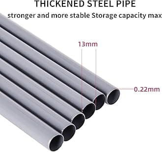 LOEFME Canvas Wardrobe, 165 * 45 * 175 cm Portable Wardrobes for Bedroom, Four-column Spacious Foldable Wardrobe, Easy Assembly Cloth Wardrobe, New Base Design Fabric Wardrobes, Black