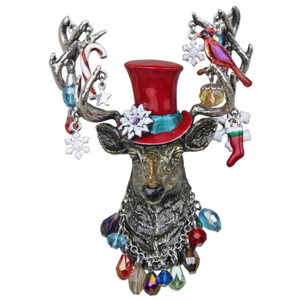 STAGOLEE STAG Pin/Pendant silvertone