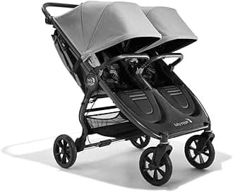 City Mini GT2 All-Terrain Double Stroller with Forever Air Rubber Tires and All-Wheel Suspension Pike Exclusive Includes Belly Bars Leatherette Handlebar and Premium Fabric