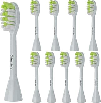 Toothbrush Replacement Heads Compatible with Philips One Sonicare Electric Toothbrush HY1200 HY1100, Tooth Brush Head Mint Green -10 Pack