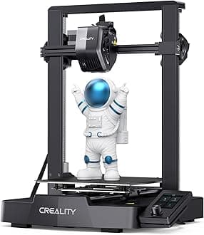 Creality 3D Printer Ender-3 V3 Plus 2024 New Version CoreXZ for 600mm/s Print Speed, speed Direct Drive Extruder, Dual Y Motors, Auto Leveling, HD Touch Screen Large Print Size 300 * 300 * 330mm