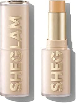 SHEGLAM Skin Magnet High Coverage Foundation Stick Longwear Medium Face Makeup for All Skin Types-Acorn
