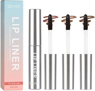 Peel Off Lip Liner, 3 Pcs Peel Off Lip Stain, Infused with Hyaluronic Acid & Vitamin, Waterproof, Transfer-proof, Highly Pigmented Peel Off Lip Liner Tattoo Long Lasting Makeup Gift for Women