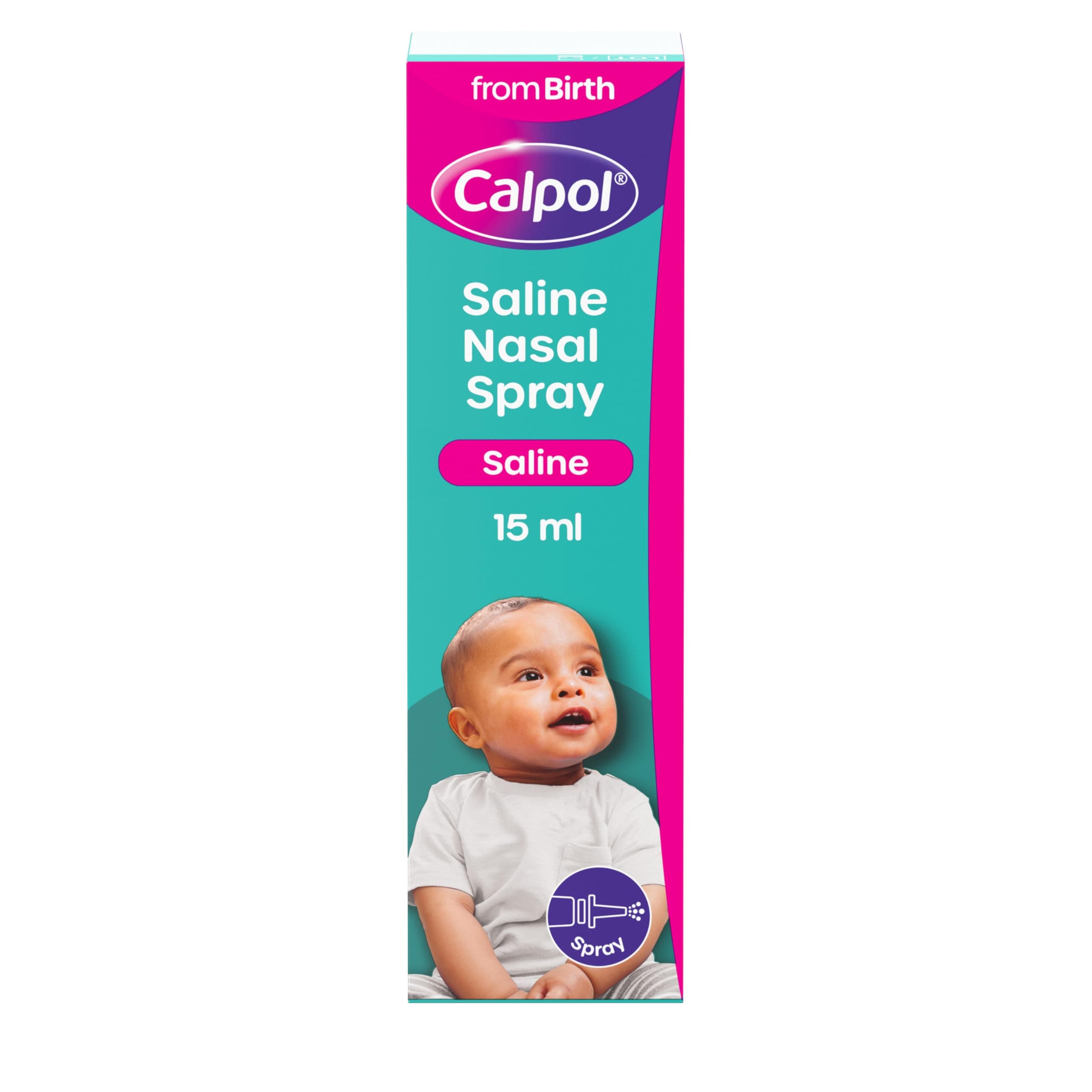 Calpol Saline Nasal Spray, 15 ml