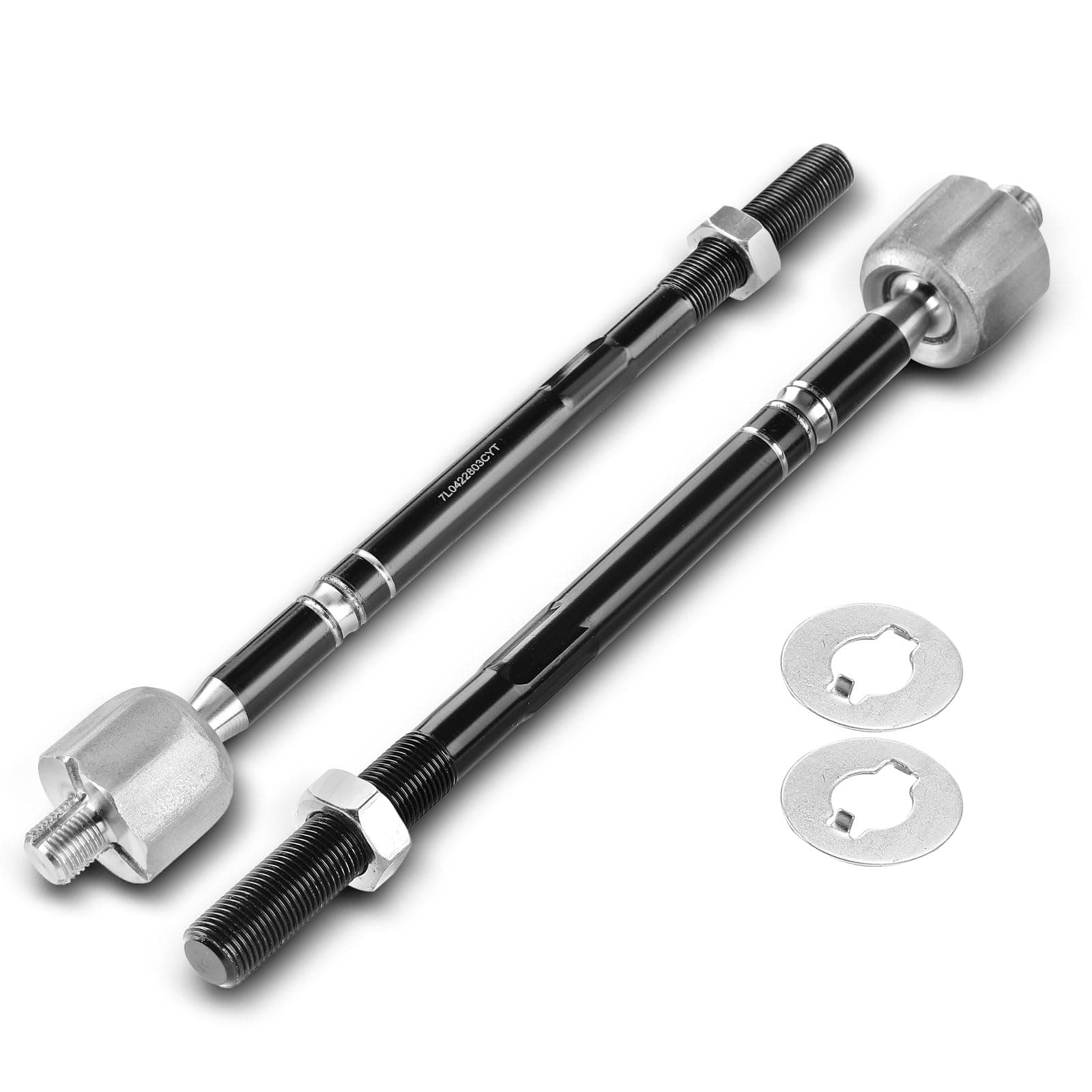 A-Premium 2 x Front Inner Tie Rod Ends, Compatible with Audi Q7 2007-2015, Porsche Cayenne 2003-2017, Volkswagen Touareg 2004-2017