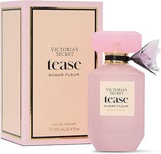 Tease Sugar Fleur Eau de Parfum, Notes of Fresh Apple, Floral Bud and Pink Caramel, Perfumes for Women (3.4 oz)