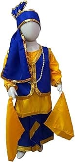 FancyclubIndian Traditional Punjabi/Bhangra Boy Costume Punjabi Folk Dance Costume Bhangra for Boys
