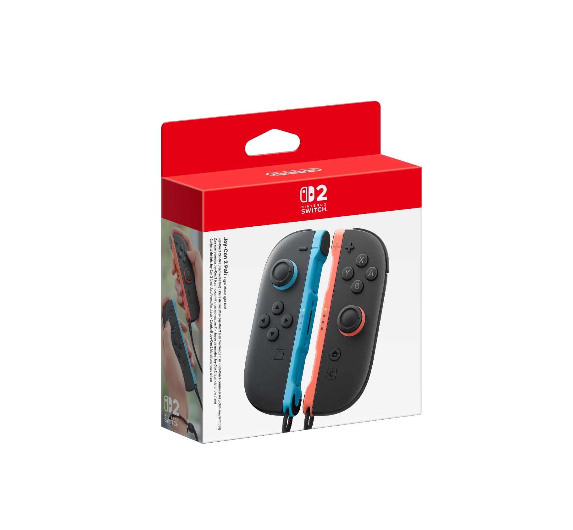Nintendo Joy-Con 2 Pair, Blue and Red, Bluetooth