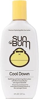 Cool Down Aloe Vera Lotion - Vegan After Sun Care with Cocoa Butter to Soothe and Hydrate Sunburn - 8 oz