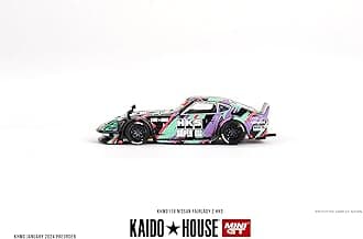 Mini GT Models True Scale Miniatures Car Compatible with Nissan Fairlady Z HKS V1 1/64 Diecast Car Kaido House KHMG118