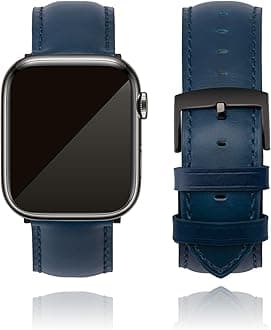 CORROPELLELeather Watch Straps Compatible with Apple Watch 49mm 46mm 45mm 44mm 42mm 41mm 40mm 38mm, Top Grain Genuine Leather Replacement Straps for iWatch Series 10 9 8 7 6 5 4 3 2 1 SE2/1 Ultra2/1