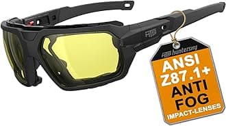 HTS HUNTERSKY Q37 Protective Powersports anti fog yellow tinted night vision driving riding glasses hunting Shooting Airsoft Skydiving Wind Dust proof