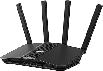ASUS RT-BE58U BE3600 WiFi 7 AiMesh Extendable Router, 4K QAM, MLO, AI Detection 2.5G WAN/LAN port, Four 1G ports, Commercial Grade Network Security, Parental Control, IoT network, VPN network