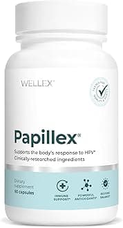 Papillex Dietary Supplement Tablets - All Natural Immune Support - Immunity Defense - Best Immune System Booster - Organic 60 Capsules Bottle (Single Bottle)