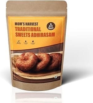 MOM'S HARVEST Traditional Sweets Adhirasam/Ariselu/Kajjaya Healthy Snack - 200 Grams