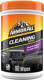 Armor All Car Cleaning Wipes, Wipes for Car Interior and Car Exterior, 90 Wipes Each