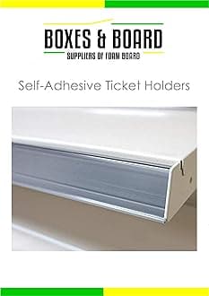 Self-Adhesive Ticket Holders, 38mm x 500mm, EPOS Strip (Pack 10)