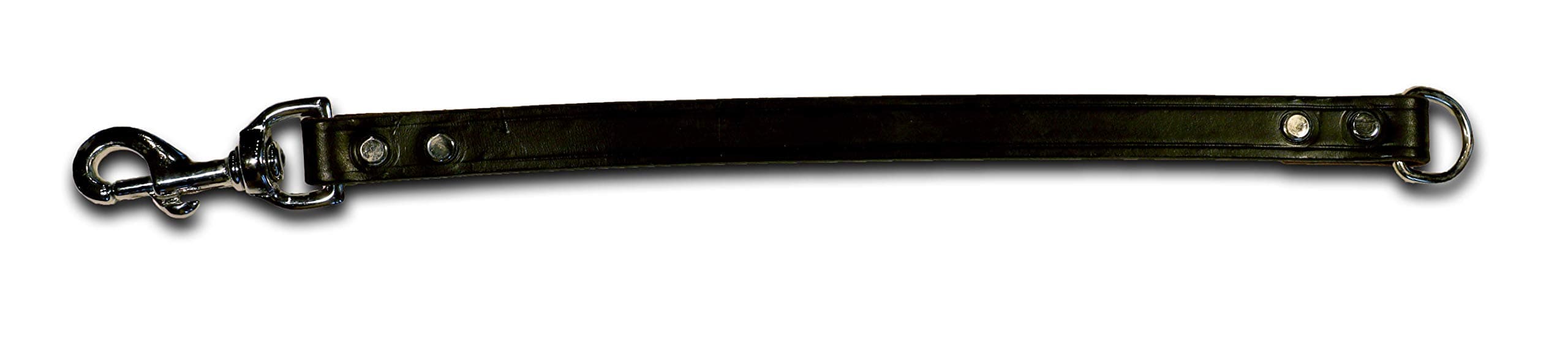 Black Nylon Teaching Lead Extension (Black Leather)