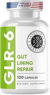 - Intestinal Fortitude GLR-6 - Gut Lining Repair Supplement for Gut Health - Leaky Gut Repair with L-Glutamine, Slippery Elm, DGL Licorice Root, Marshmallow Root, Fenugreek - IBS, IBD, GERD - Vegan