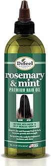 Difeel Rosemary and Mint Premium Hair Oil with Biotin 8 oz. - Made with Natural Mint & Rosemary Oil for Hair Growth