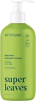 Body Lotion, EWG Verified, Vegan & Cruelty-Free, Hydrating Moisturizer for Dry Skin, Non-Greasy Skin Care, Pear & Amber Scent, 16 Fl Oz
