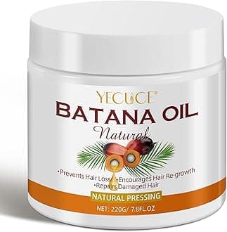 Batana Oil for Hair Growth,100% Pure Natural Batana Oil from Honduras,Healthier & Strengthening as Hair Mask, Scalp and Hair Oil,Restore Dry Damanged Hair for Men & Women(220G)