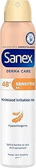 Derma Care Sensitive 48-Hour Antiperspirant Spray Deodorant 200ml – long-lasting freshness against sweat and odour – gently cares for skin – contains 0% alcohol*