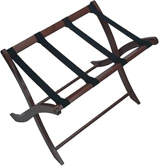 Winsome Scarlett Luggage Rack, for Guest Room, Cappuccino, for Guest Room, No Assembly , Walnut