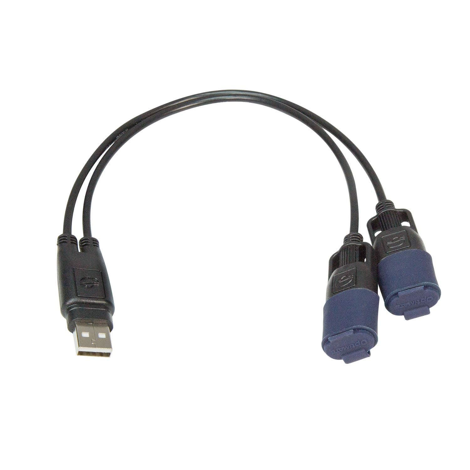 Optimate USB Cable O-110, USB Y-Splitter, with Weatherproof Connection System