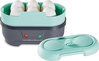 Sous Vide Style Electric Egg Bite Maker, Hard Boiled Egg Cooker & Poacher with Removable Nonstick Tray, Makes 2 in Under 10 Minutes, Teal (25511)